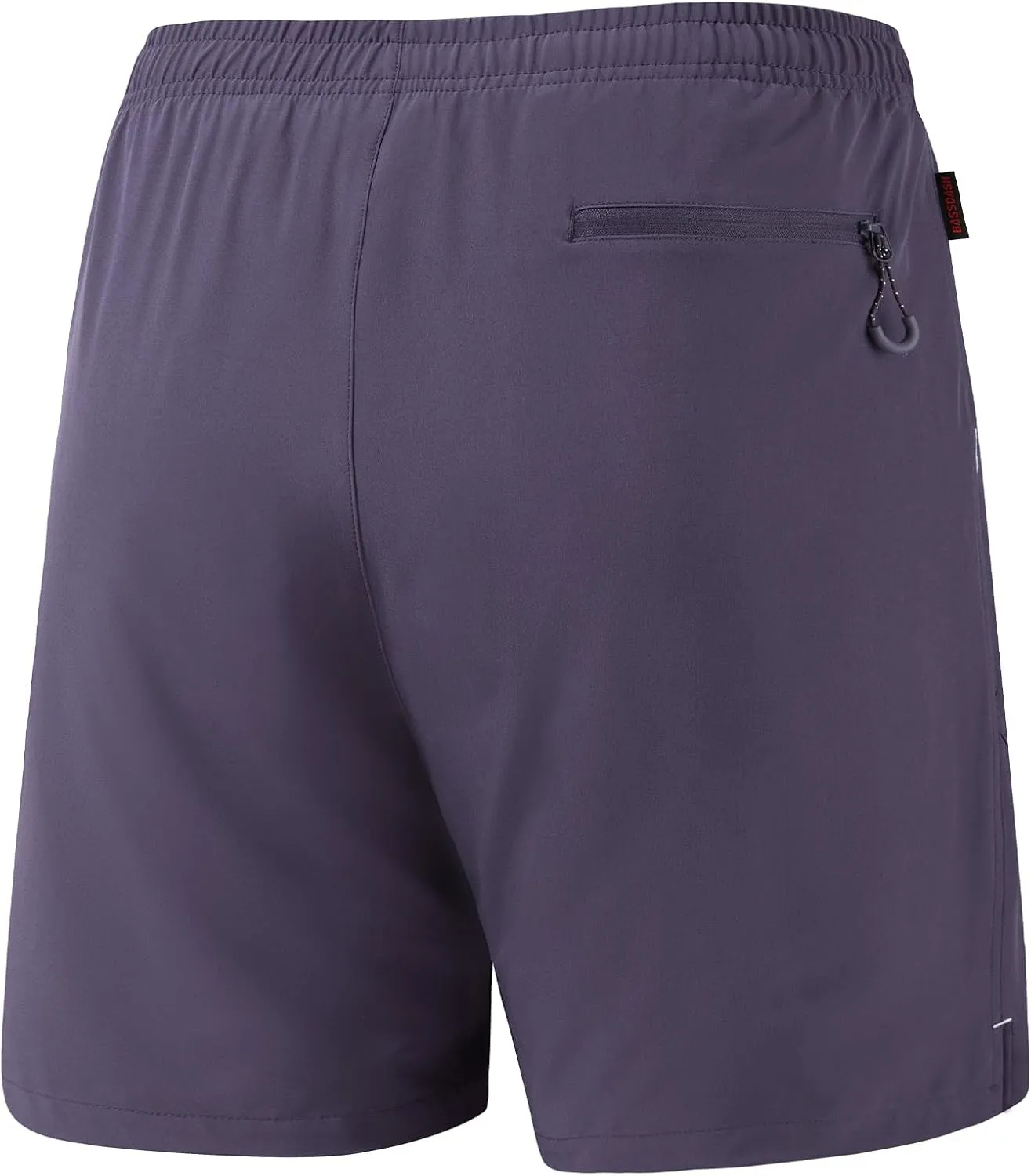BASSDASH Men’s 7” Fishing Shorts UPF 50  Lightweight Water Resistant Quick Dry for Hiking with Zipper Pocket FP06M