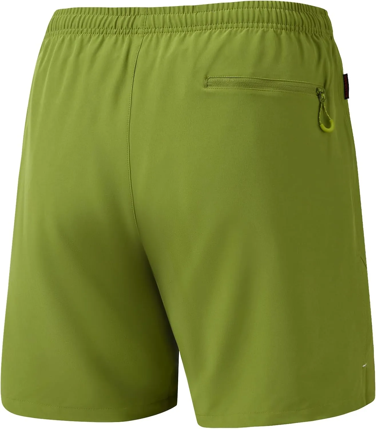 BASSDASH Men’s 7” Fishing Shorts UPF 50  Lightweight Water Resistant Quick Dry for Hiking with Zipper Pocket FP06M