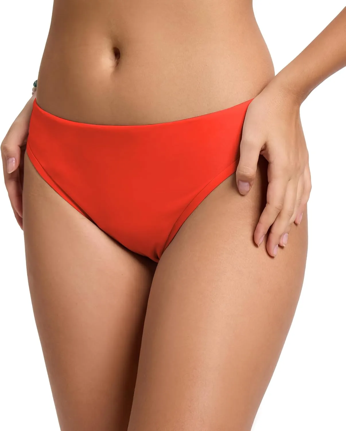 Beautikini Period Swimwear Bikini Menstrual Swim Bottoms Leakproof Low Waisted Period Bathing Suit Bottoms for Teen Girls