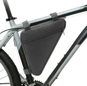Bike Frame Bag for Cannondale Trail 2017, Bicycle Triangle Pouch, Bike Frame Triangle Travel Storage Bag, Riding Accessories, for Mountain Road Bike Trip,A Black