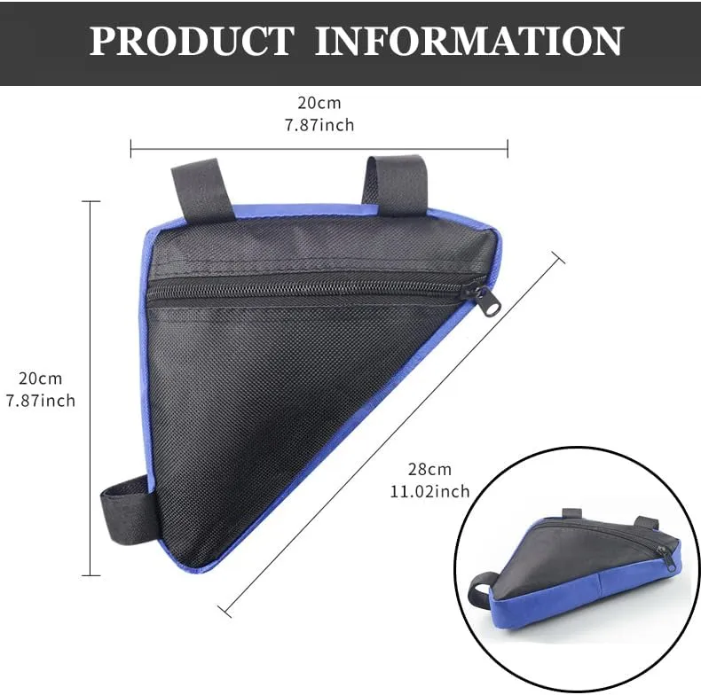 Bike Frame Bag for Cannondale Trigger 29, Bicycle Triangle Pouch, Bike Frame Triangle Travel Storage Bag, Riding Accessories, for Mountain Road Bike Trip,B Blue