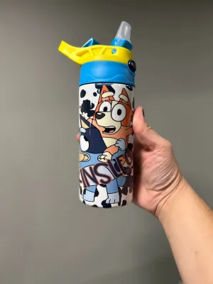 Blue Dog Kids Sippy Cup or Water Bottle
