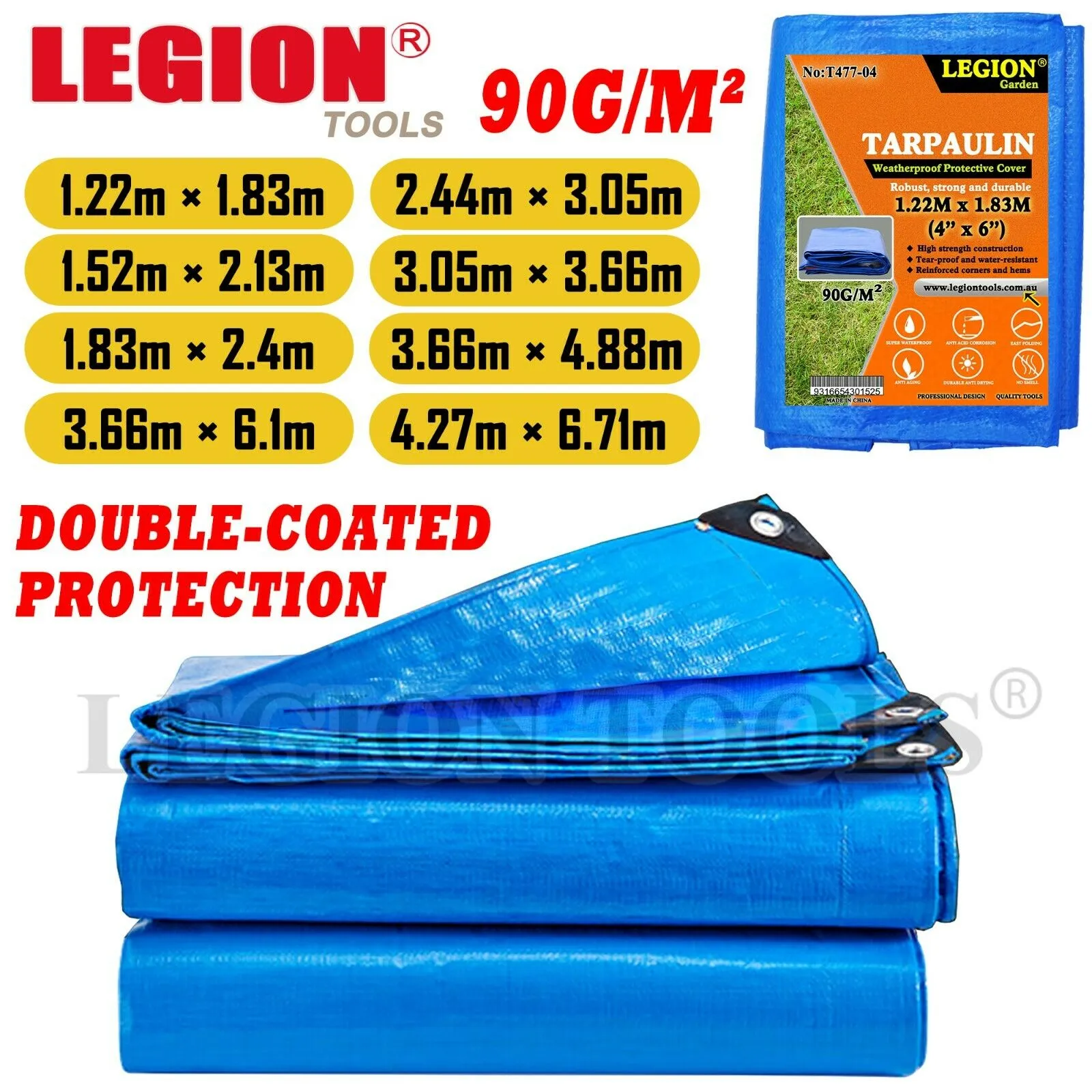 Blue Tarpaulin 8 sizes
