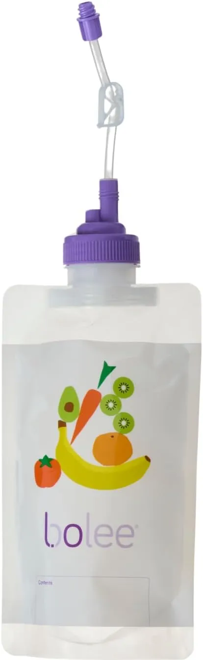Bolee Bag Reusable Gravity Bag for Home Tube Feeding. A Tube Feeding Nutrition Container for use with g-Tubes. Attach an enfit Compatible Bolink Large Cap (Sold Separately) for g-Tube Feeding. (10)