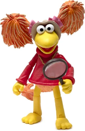 Boss Fight Studio Red, Fraggle Rock Collectible Action Figure – Highly Articulated Figurine - Accessories Including Hat, Magnifying Glass, Whistle, Maracas, Interchangeable Hands & Expression – 1:12