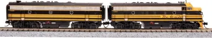 Broadway Limited 7754 EMD F7 AB, DRGW 5561/5562, Black 3-Stripe, A-Unit Paragon4 Sound/DC/DCC, Unpowered B, N Scale