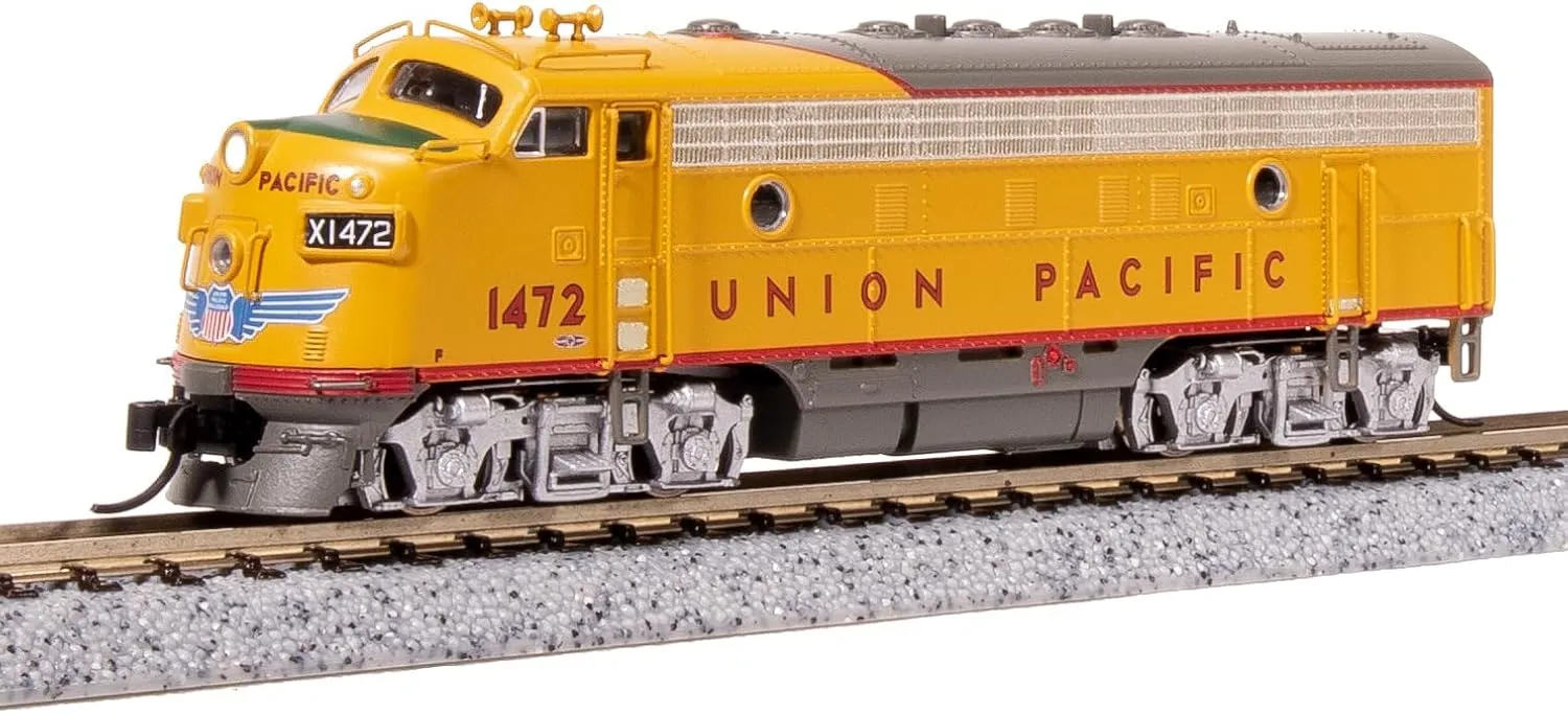 Broadway Limited 7783 EMD F7A, UP 1478, Yellow & Gray, Paragon4 Sound/DC/DCC, N Scale