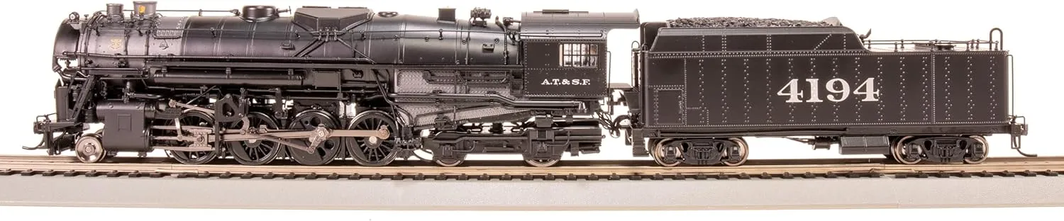 Broadway Limited 7891 ATSF 2-8-4 Berkshire, T1a #4194, 4-axle Tender, Disk Main Driver, Paragon4 Sound/DC/DCC, Smoke, HO Scale