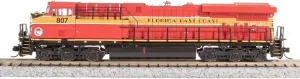 Broadway Limited 8621 GE ES44AC, FEC 816, Red & Yellow, Paragon4 Sound/DC/DCC, N Scale