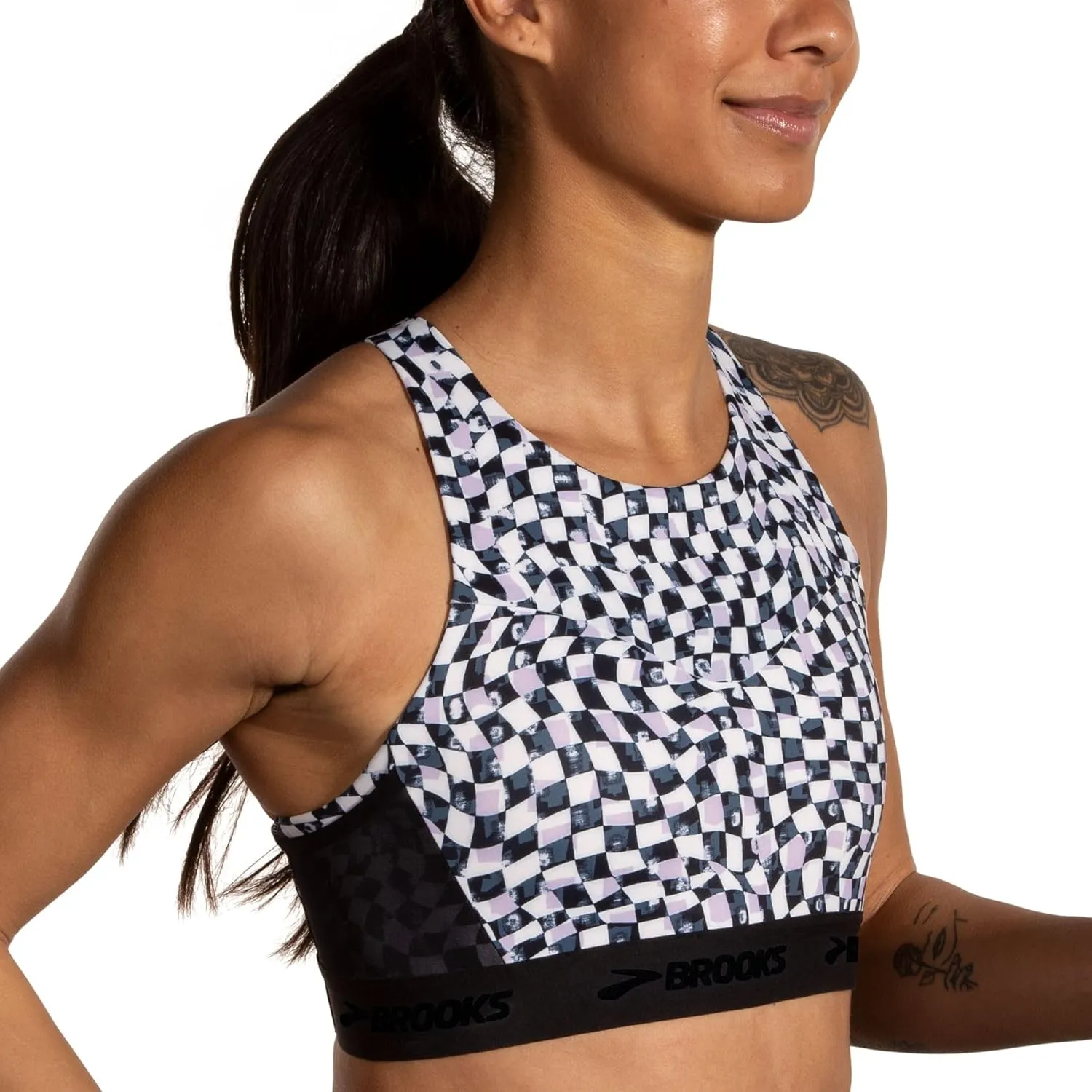 Brooks Women's 3 Pocket Sports Bra for Running, Workouts & Sports