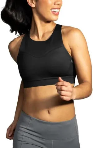 Brooks Women's 3 Pocket Sports Bra for Running, Workouts & Sports