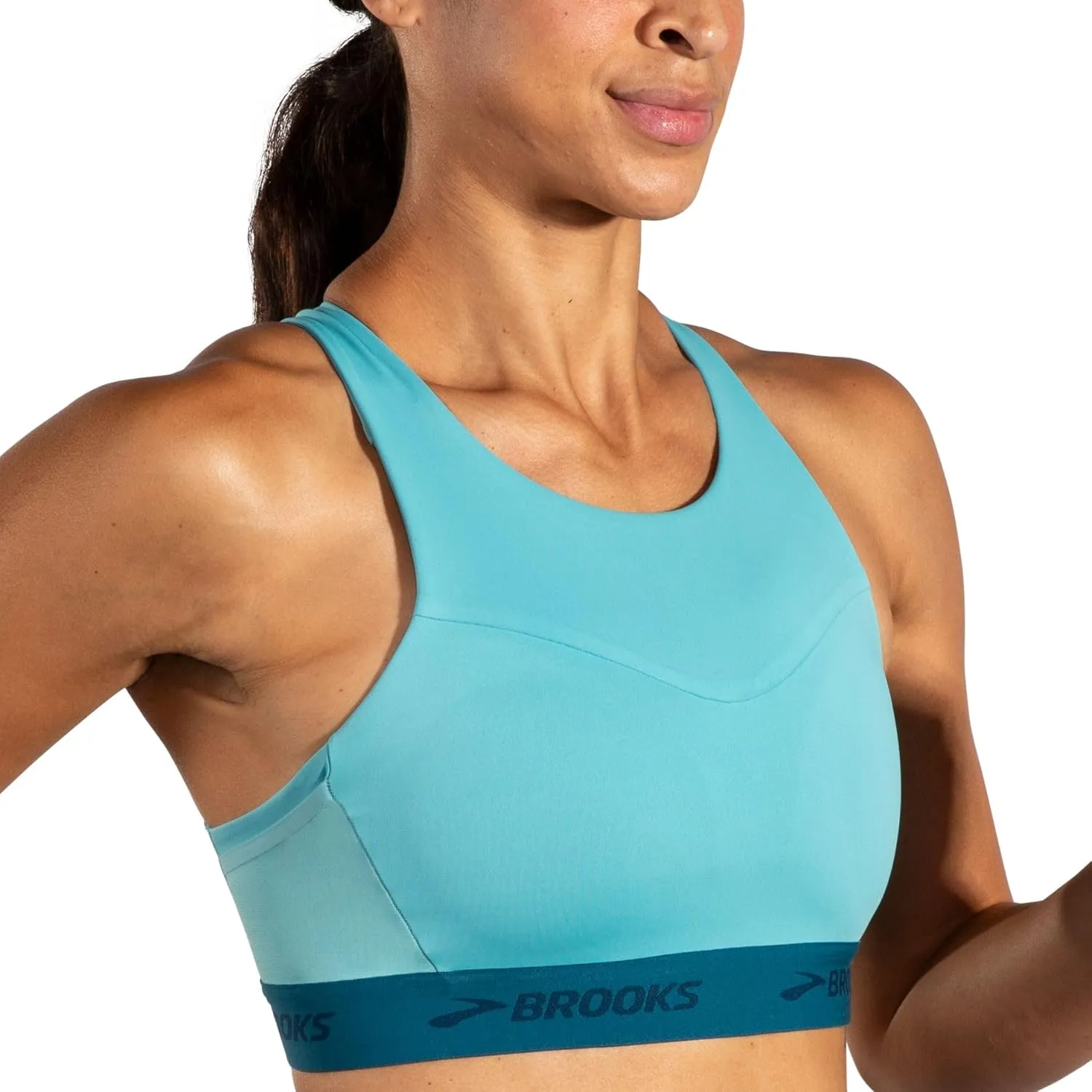 Brooks Women's 3 Pocket Sports Bra for Running, Workouts & Sports