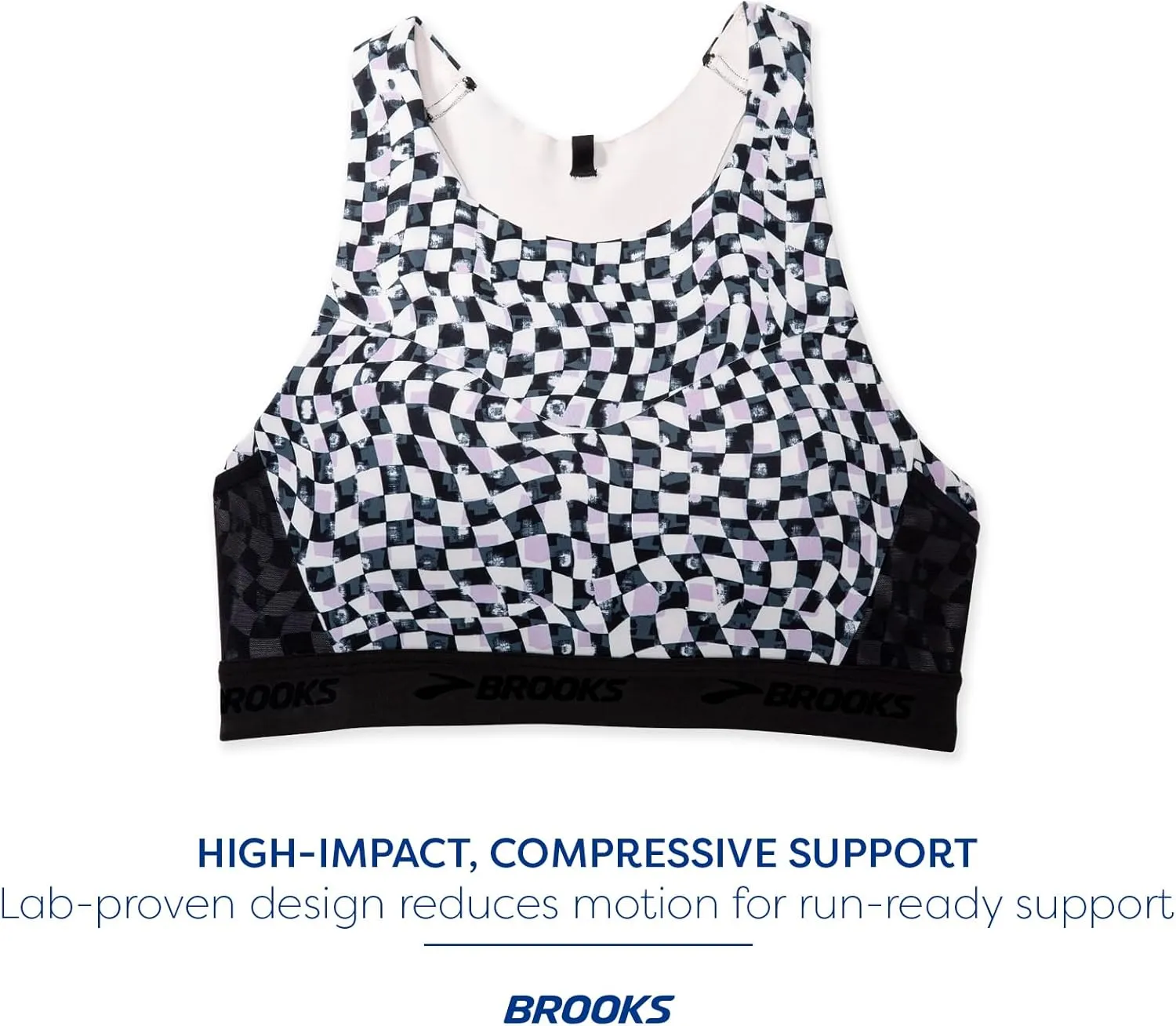 Brooks Women's 3 Pocket Sports Bra for Running, Workouts & Sports