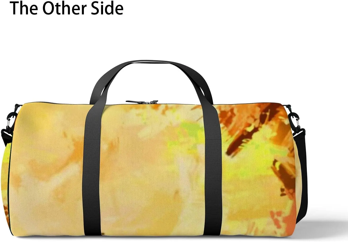 Brushed Painted Abstract Background Brush Stroked Sports Bag Tote Bag Waterproof Gym Bag with Shoulder Strap Zipper 2 Side Pockets for Men and Women, Travel and Storage Shoulder Bag.