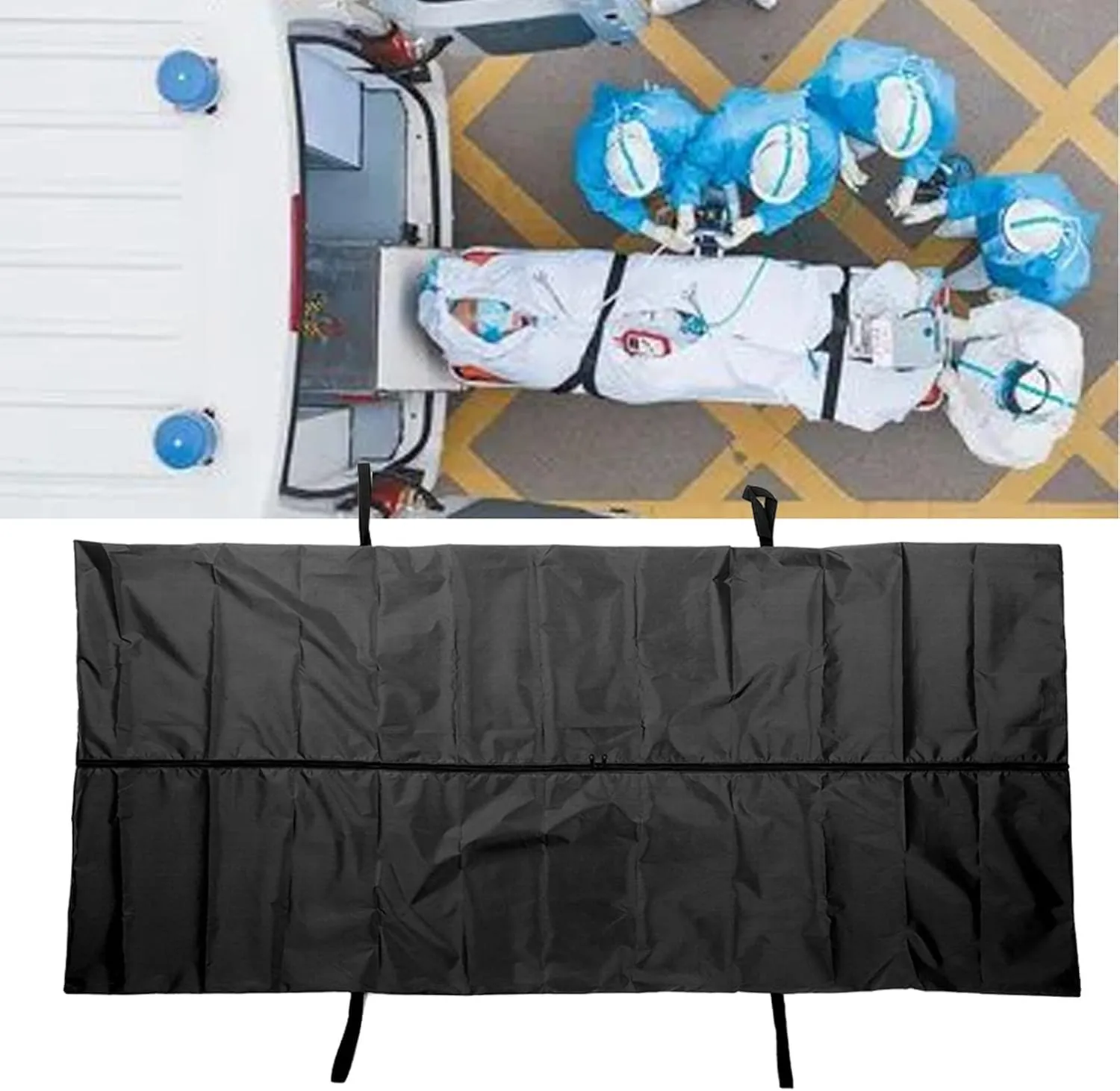 Cadaver Body Bag sturdy Waterproof Storage Bag for Funeral Hospitals (210 * 75CM)