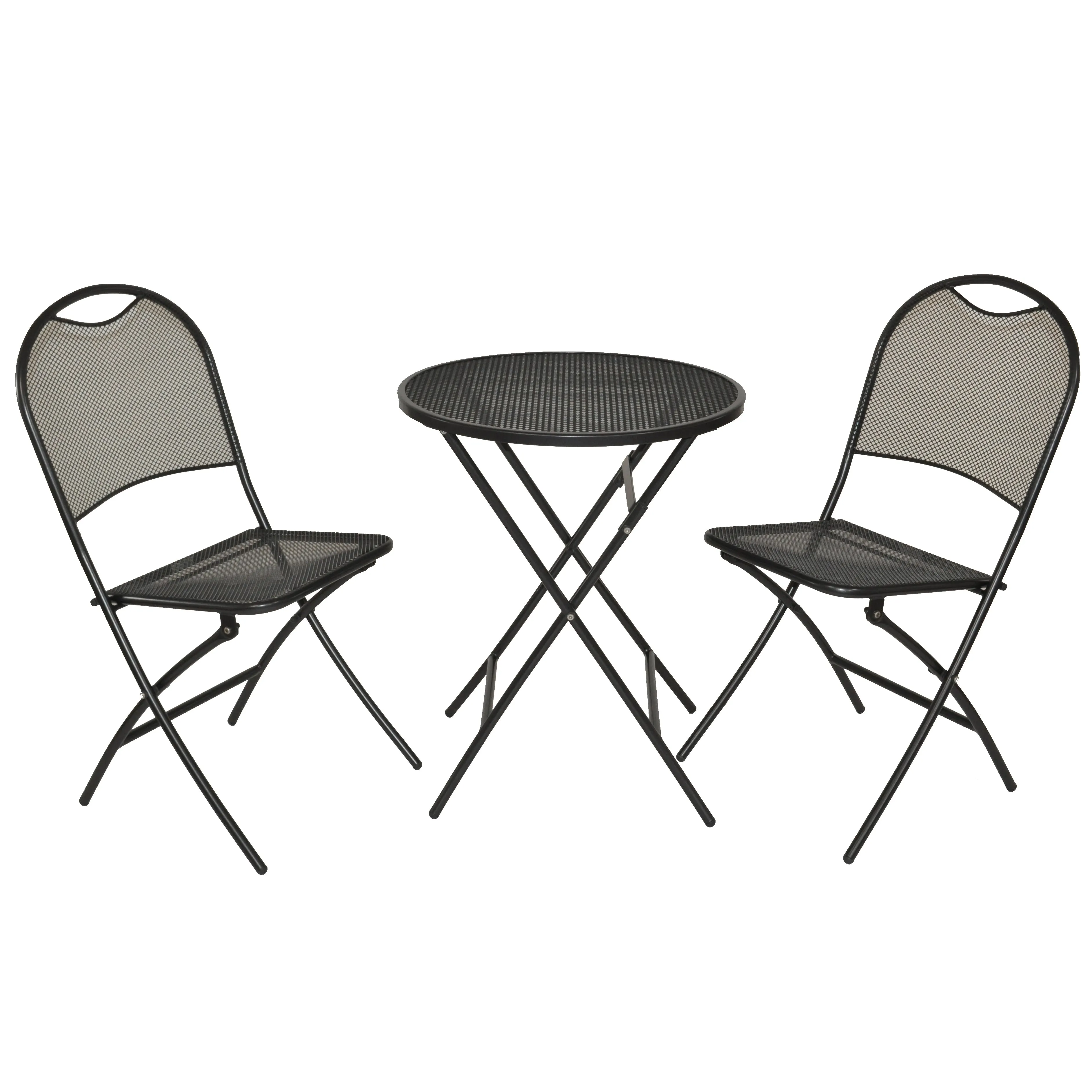 Cafe Napoli Wrought Iron 3-Piece Bistro Set