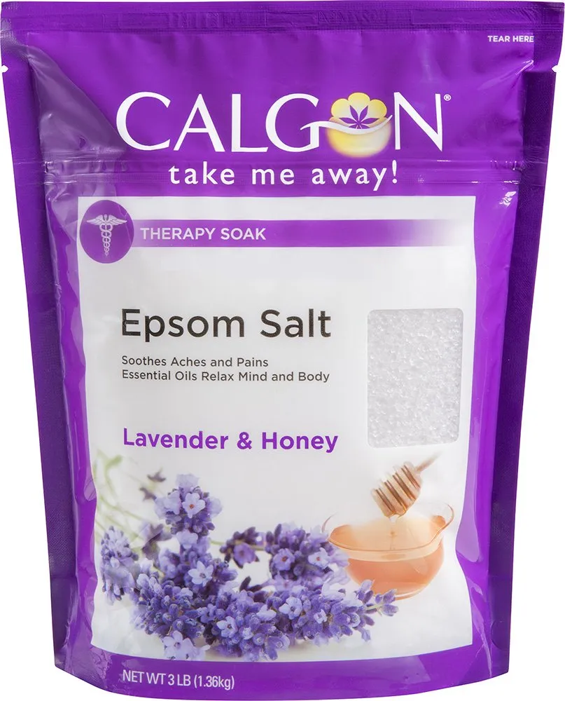 Calgon Rejuvenating Epsom Salt, Lavender and Honey, 48 Oz