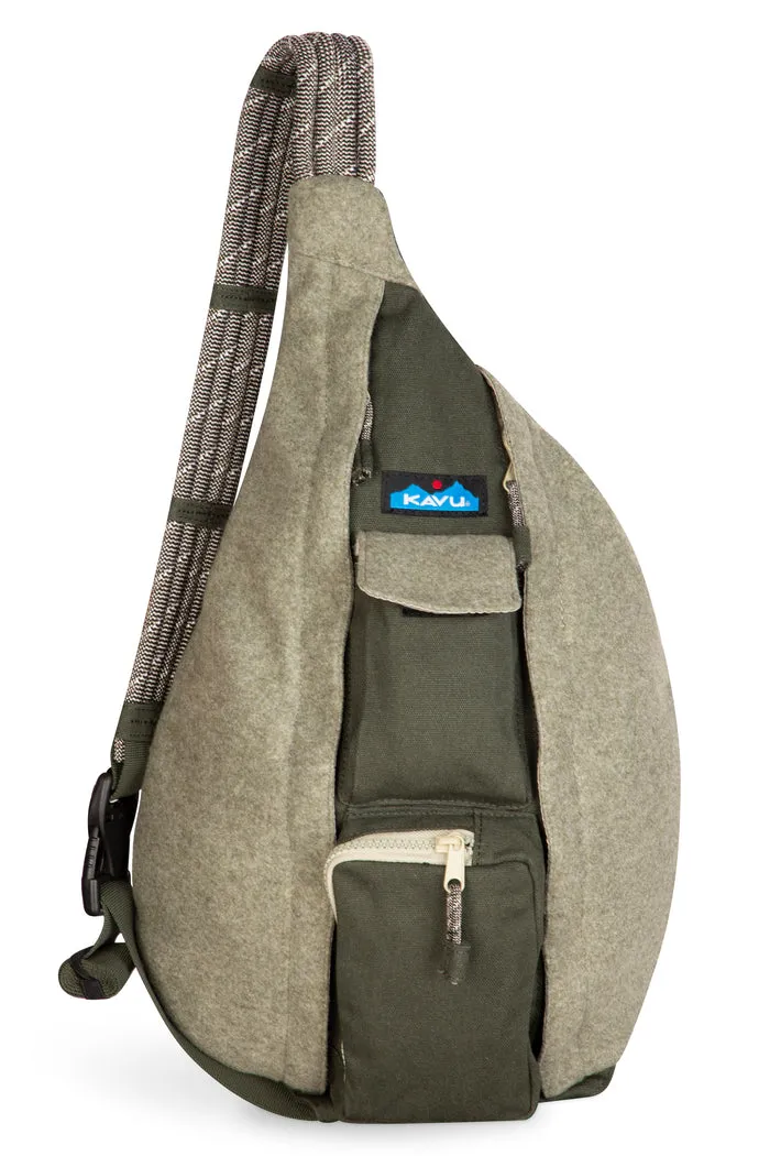 Camp Cozy Rope Bag - Greenwood