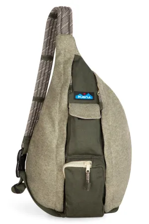 Camp Cozy Rope Bag - Greenwood
