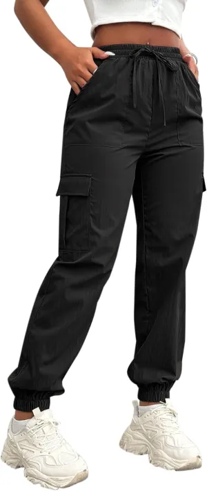 Cargo Pants Women Lightweight Joggers Quick Dry Summer Hiking Pants with Pockets