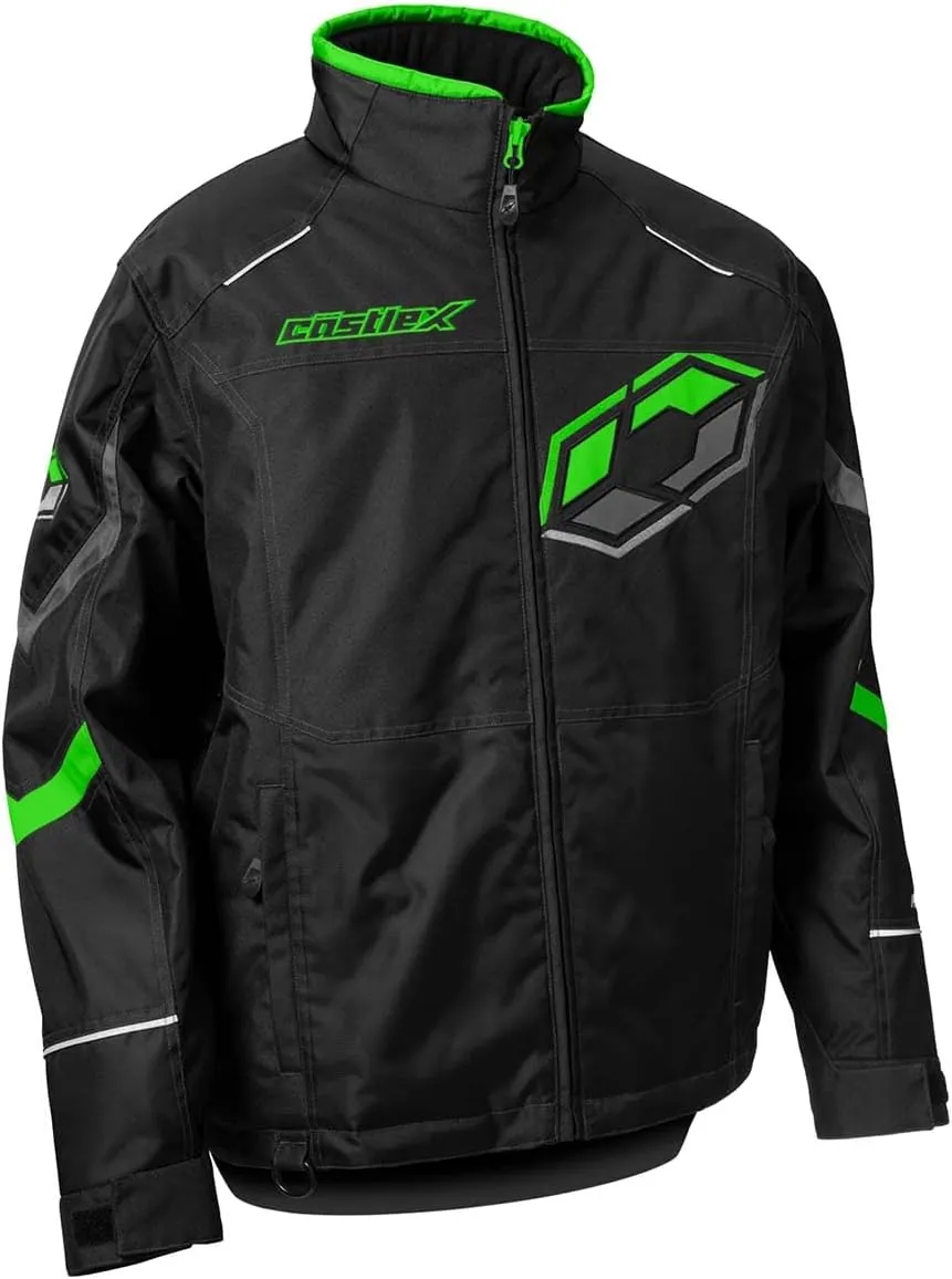 Castle X Men's Platform G7 Jacket (Black/Green - Medium)