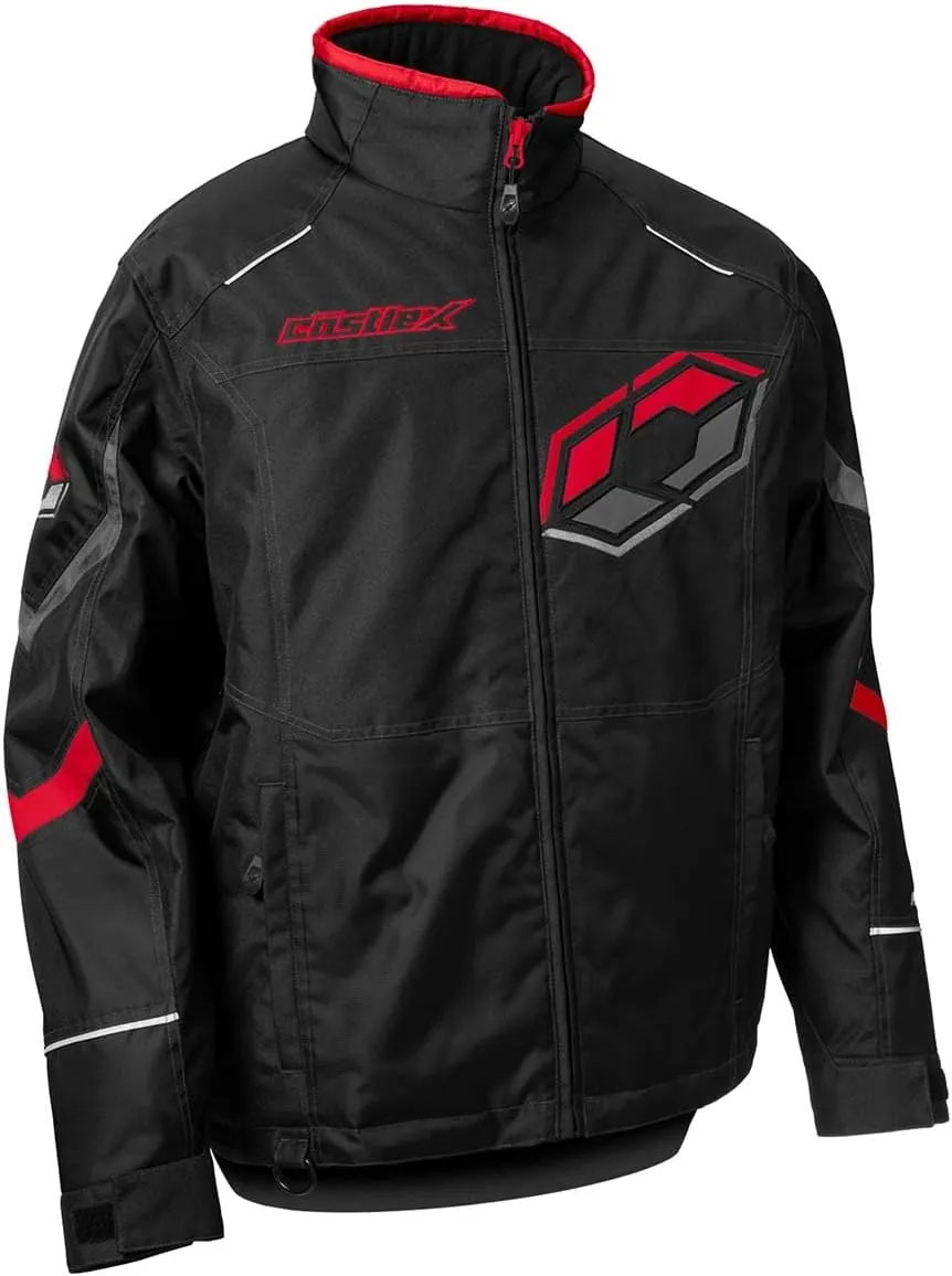 Castle X Men's Platform G7 Jacket (Black/Red - 2X-Large)