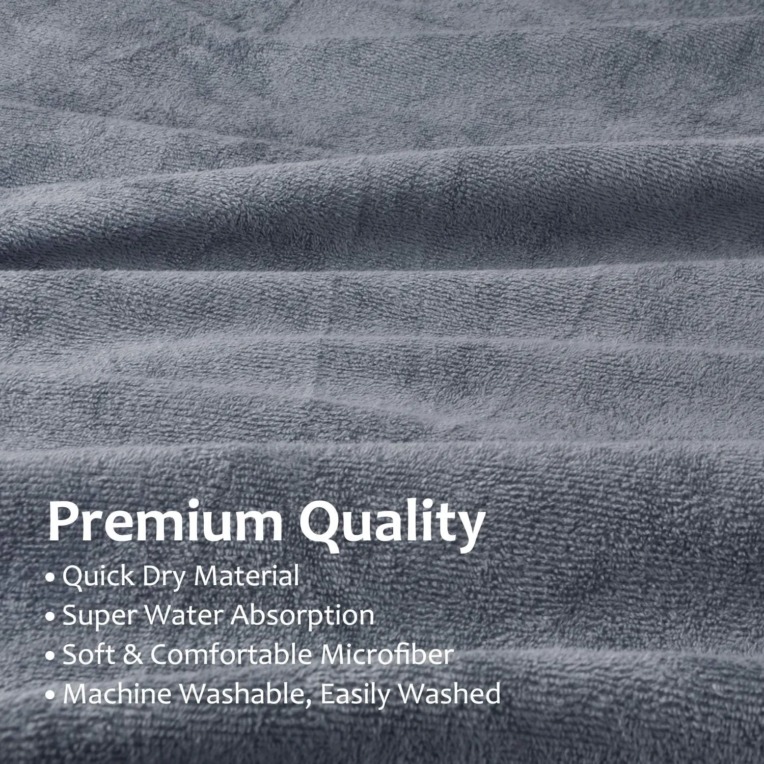 Catalonia Absorbent Surf Poncho Men Women, Quick Dry Towel Changing Poncho, Hooded Towel Poncho Adult, Changing Robe for Beach Surfing Swimming