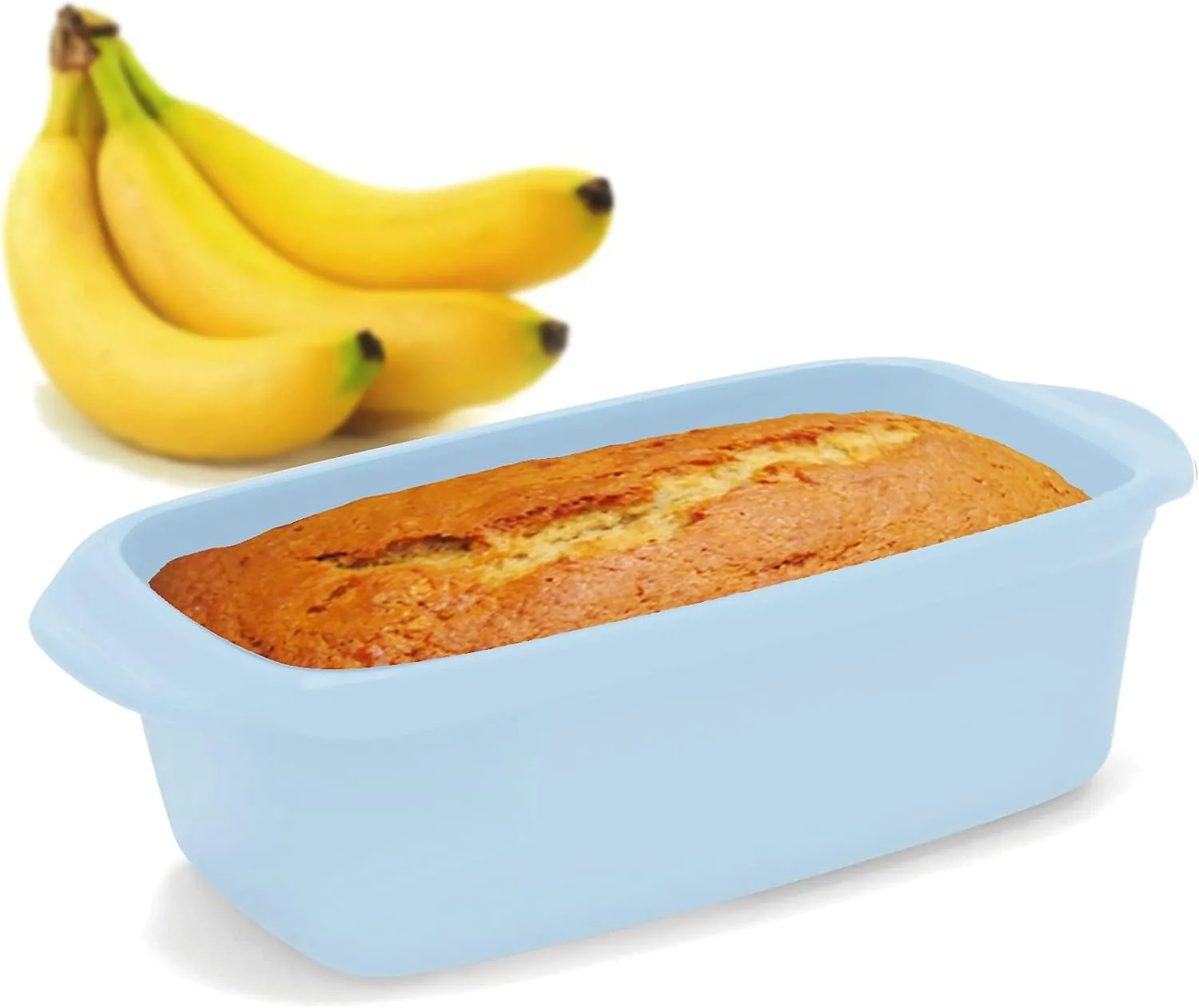 Chantal Classic 1.5 quart Ceramic Loaf Pan, 9" x 4.75" x 2.75", Glacier Bluie