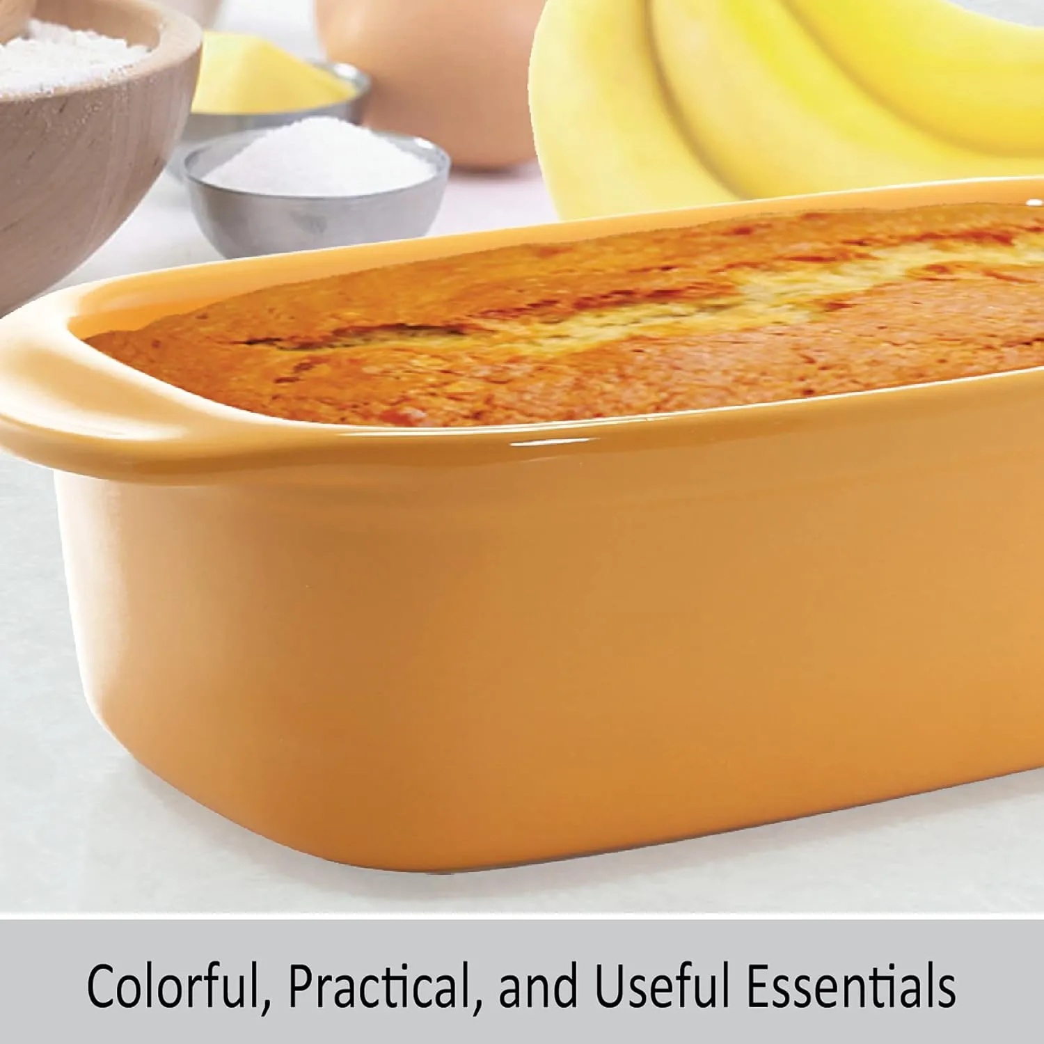 Chantal Classic 1.5 quart Ceramic Loaf Pan, 9" x 4.75" x 2.75", Sage Green, (93A-LF22 SA)