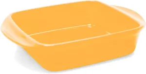 Chantal Classic Ceramic Baker, 2 quart, Marigold, 8" Sq Baker (93A-SQ20 MY)
