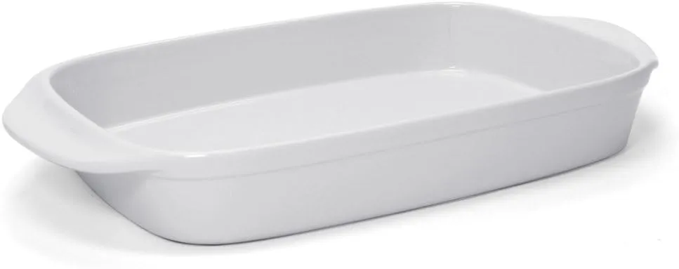Chantal Classic Ceramic Bakeware, 13" x 9" Rect Baker, White