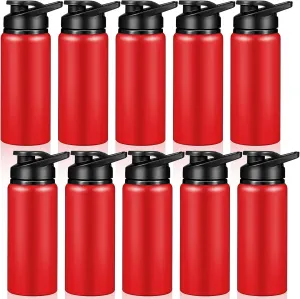 CHENGU Water Bottle Bulk 20 oz Aluminum Reusable Bottles Lightweight Snap Lid Water Cups Easy Carry Leak Proof Travel Tumbler for Gym Sports Camping Hiking Fishing