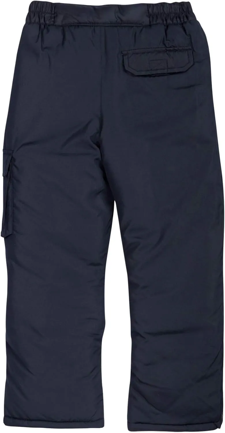 Cherokee Kids' Snow Pants - Boys and Girls Insulated Heavyweight Water-Resistant Ski Pants (4-18)