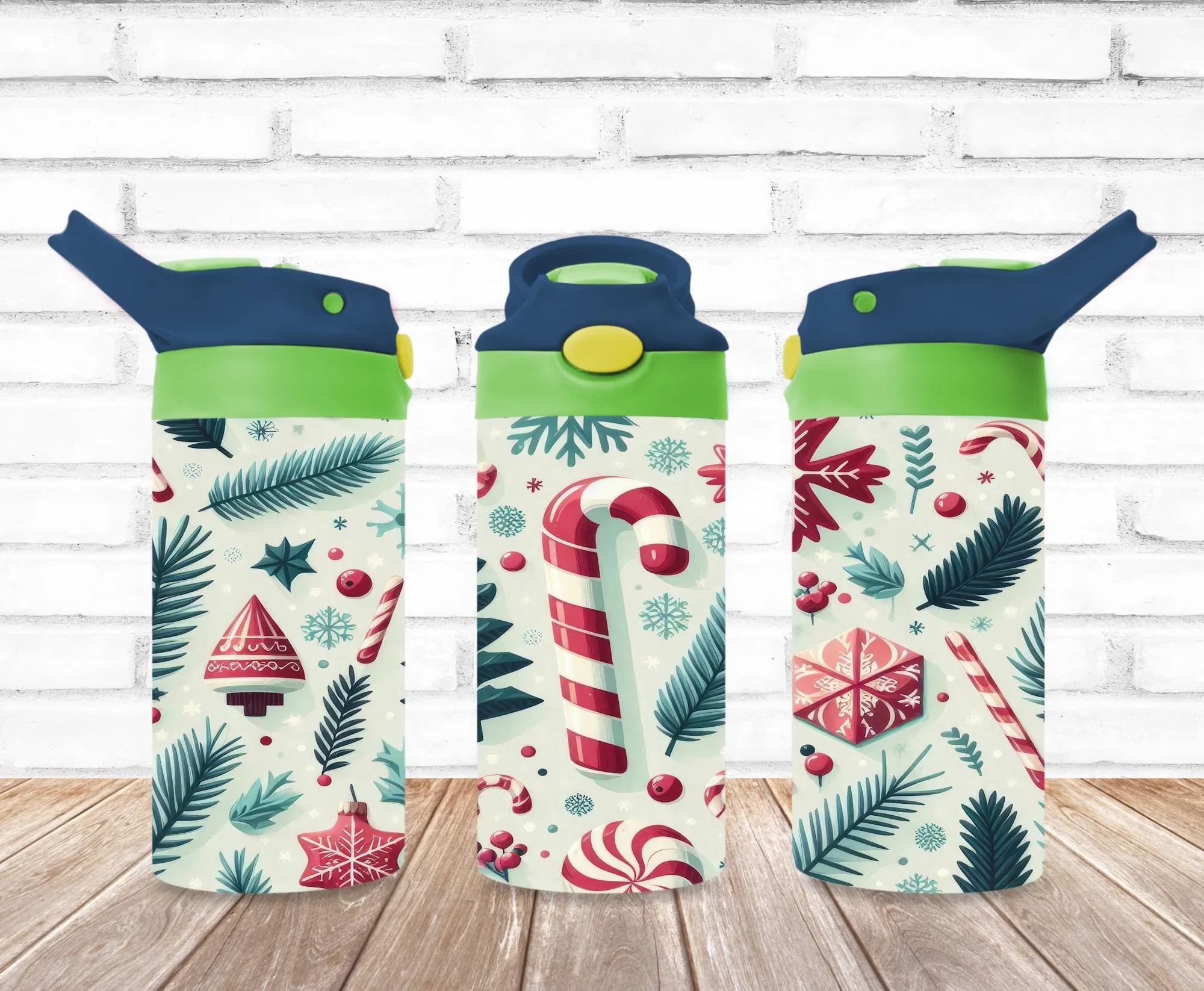 Christmas Santa Tumbler, Christmas Tree, Kids Water Bottle, Kids FlipTop Cup, Kids Sippy Cup, Back To School Cup, HOT SELLER!