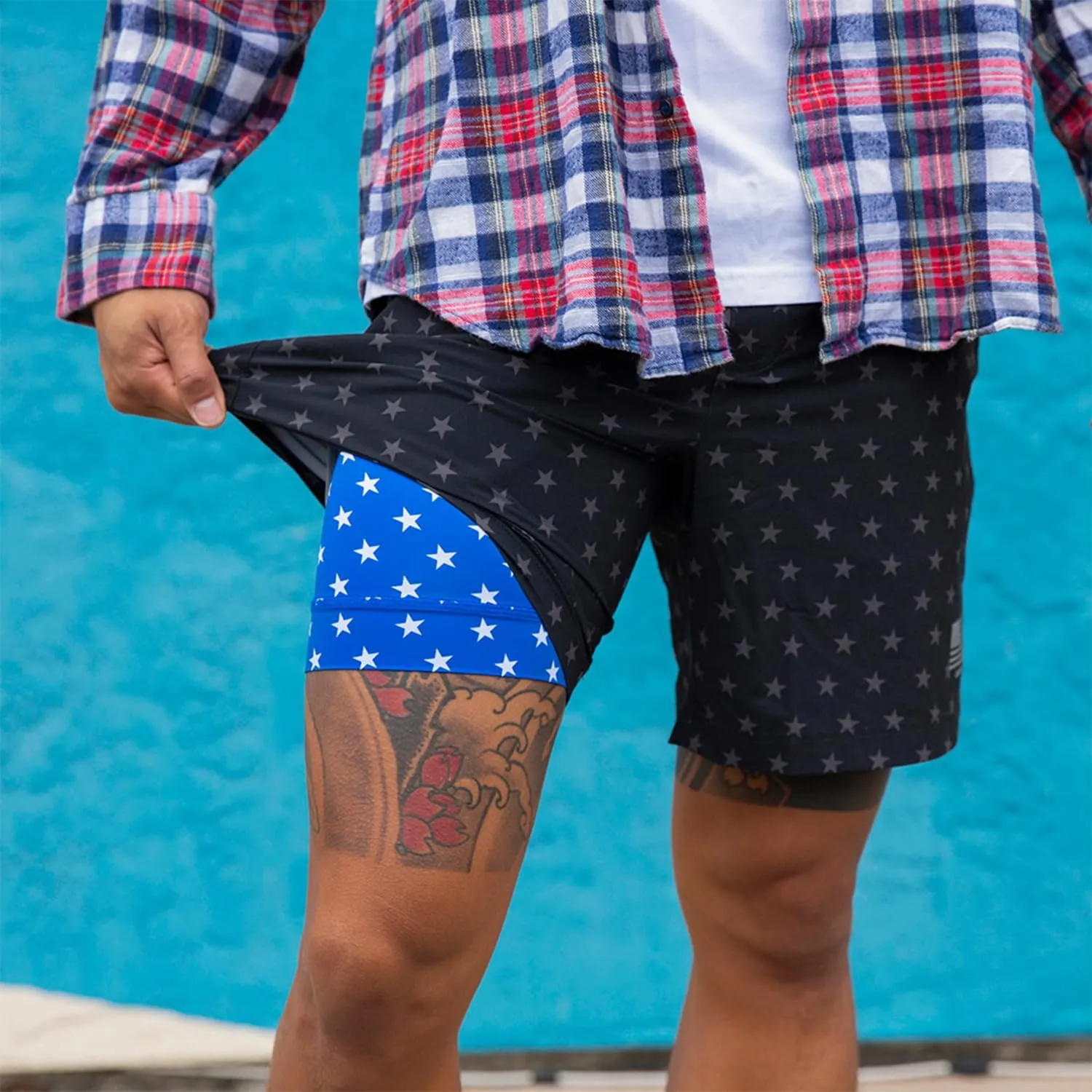 Chubbies Mens Athletic Shorts - Gym & Workout Compression Shorts, 5.5" Inseam