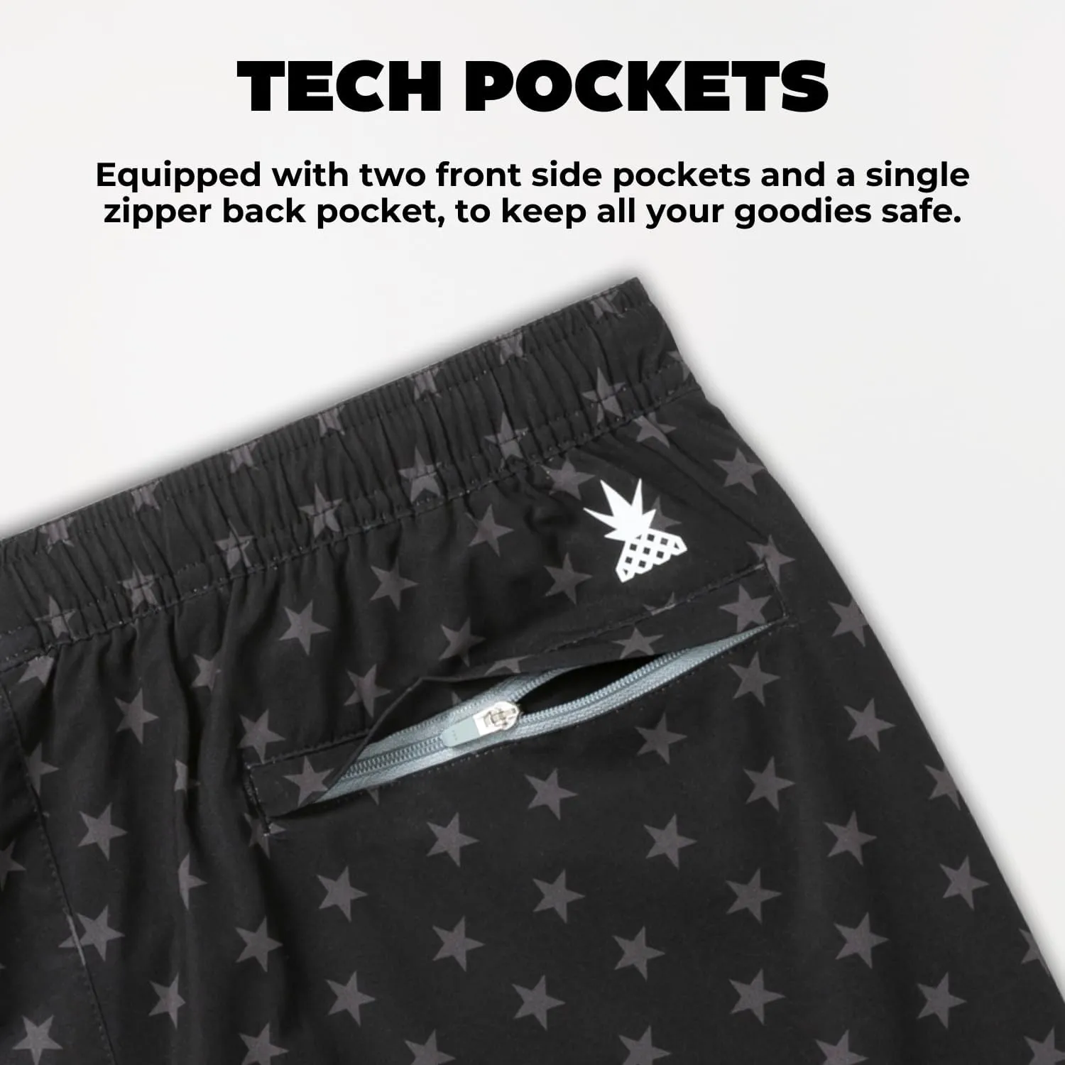 Chubbies Mens Athletic Shorts - Gym & Workout Compression Shorts, 5.5" Inseam