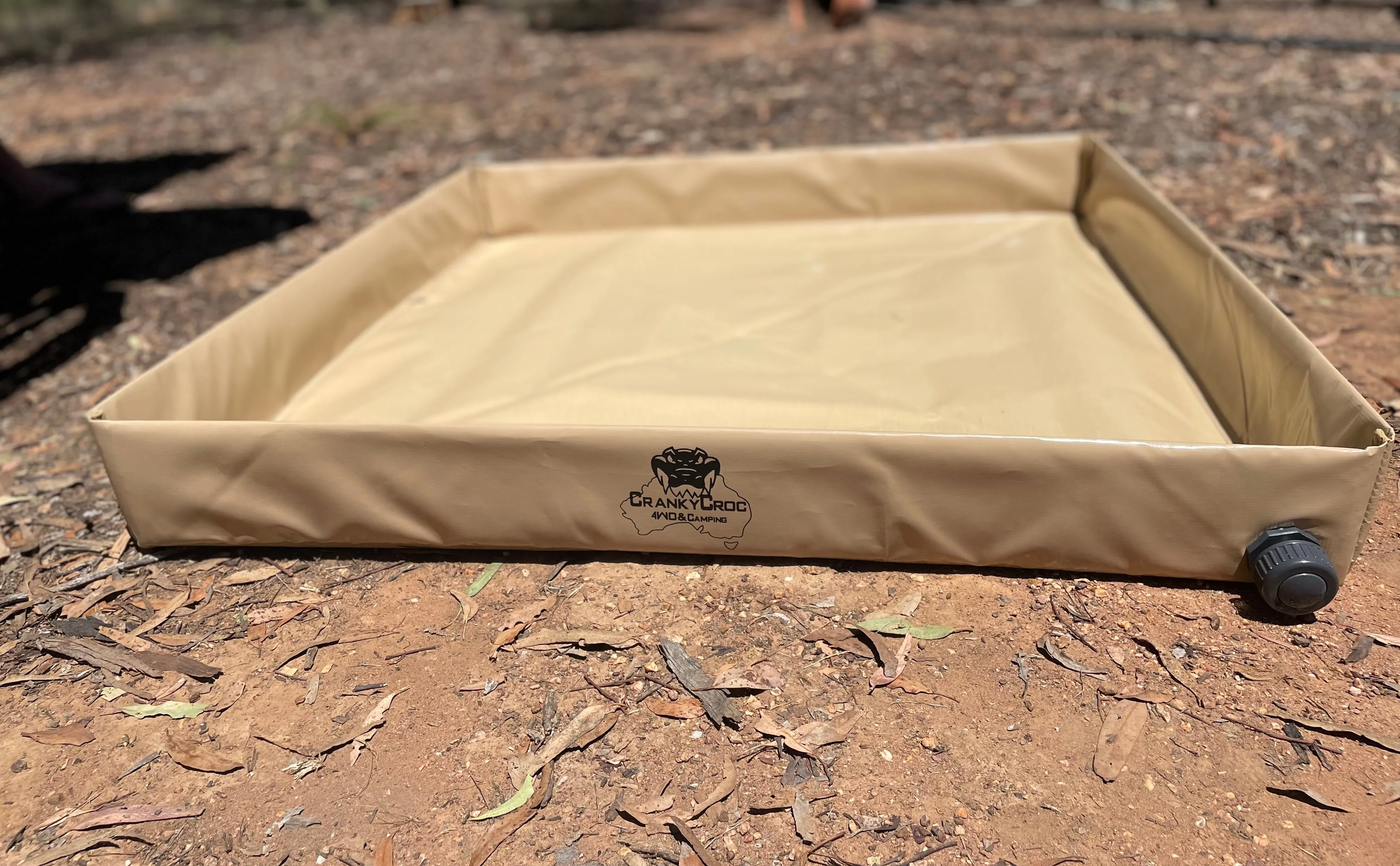 CLEARANCE-Foldable Camping Shower Base with drain hose