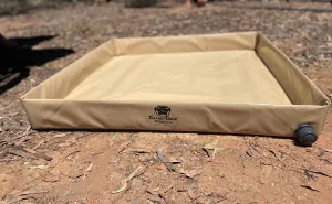 CLEARANCE-Foldable Camping Shower Base with drain hose