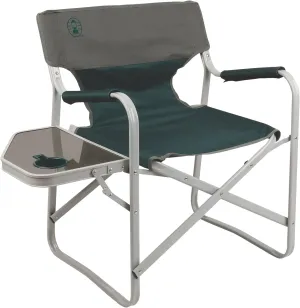 Coleman Outpost Elite Folding Camp Chair with Side Table & Cup Holder, Weather-Resistant Portable Chair with Arm Rests
