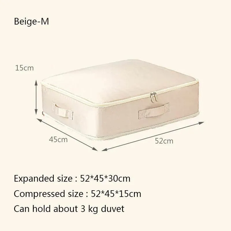 Compression Duvet Organizer Bag - Space Saving Storage Solution