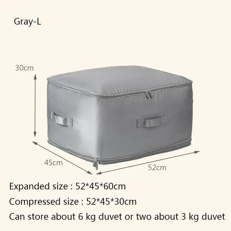 Compression Duvet Organizer Bag - Space Saving Storage Solution