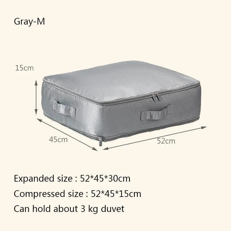 Compression Duvet Organizer Bag - Space Saving Storage Solution