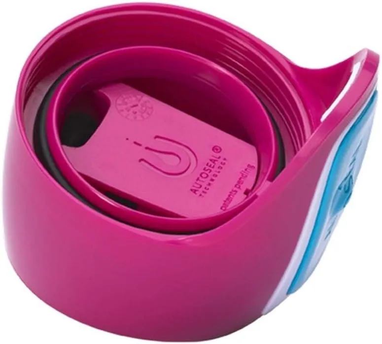 Contigo Swish Autoseal Water Bottle, Large BPA Drinking Bottle, Leakproof Gym Bottle, Ideal for Sports, Running, Bike, Running, Hiking, 500 ml, Magenta