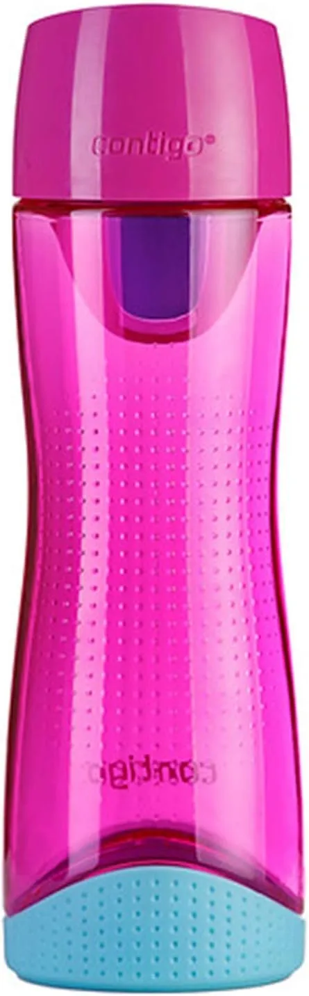 Contigo Swish Autoseal Water Bottle, Large BPA Drinking Bottle, Leakproof Gym Bottle, Ideal for Sports, Running, Bike, Running, Hiking, 500 ml, Magenta