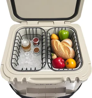 Cooler Basket Compatible with YETI Roadie 24 and Yeti Roadie 32, Dry Goods Wire Cooler Rack Storage Will Keep Smaller Items Dry and Stay Goods High for Roadie 24,32 Ice Chest Good to Hold Fruit, etc.