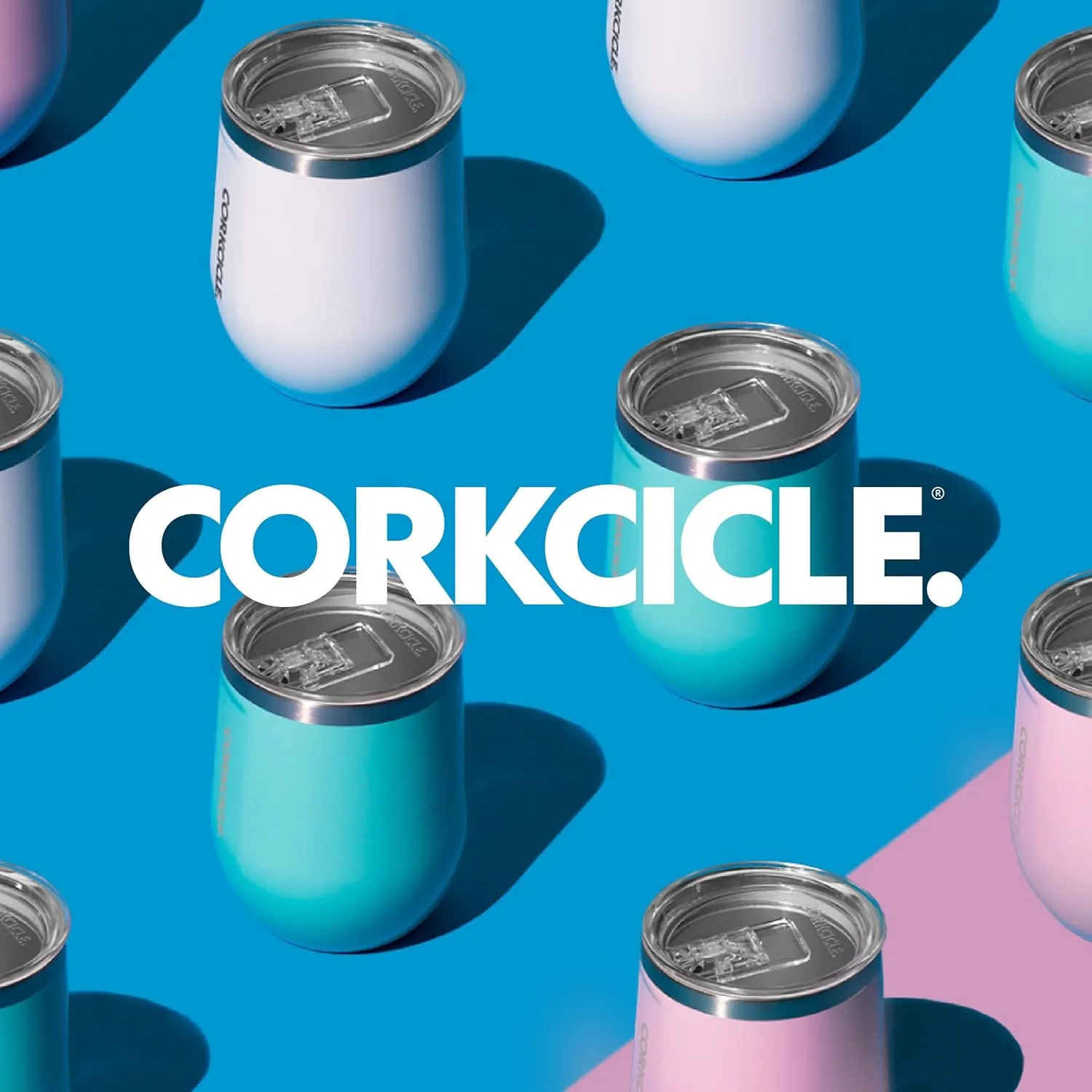 Corkcicle Stemless Insulated Wine Glass Tumbler, Dragonfly, 12 oz – Stainless Steel Stemless Wine Glass Keeps Beverages Cold for 6 Hrs, Hot for 3 Hrs