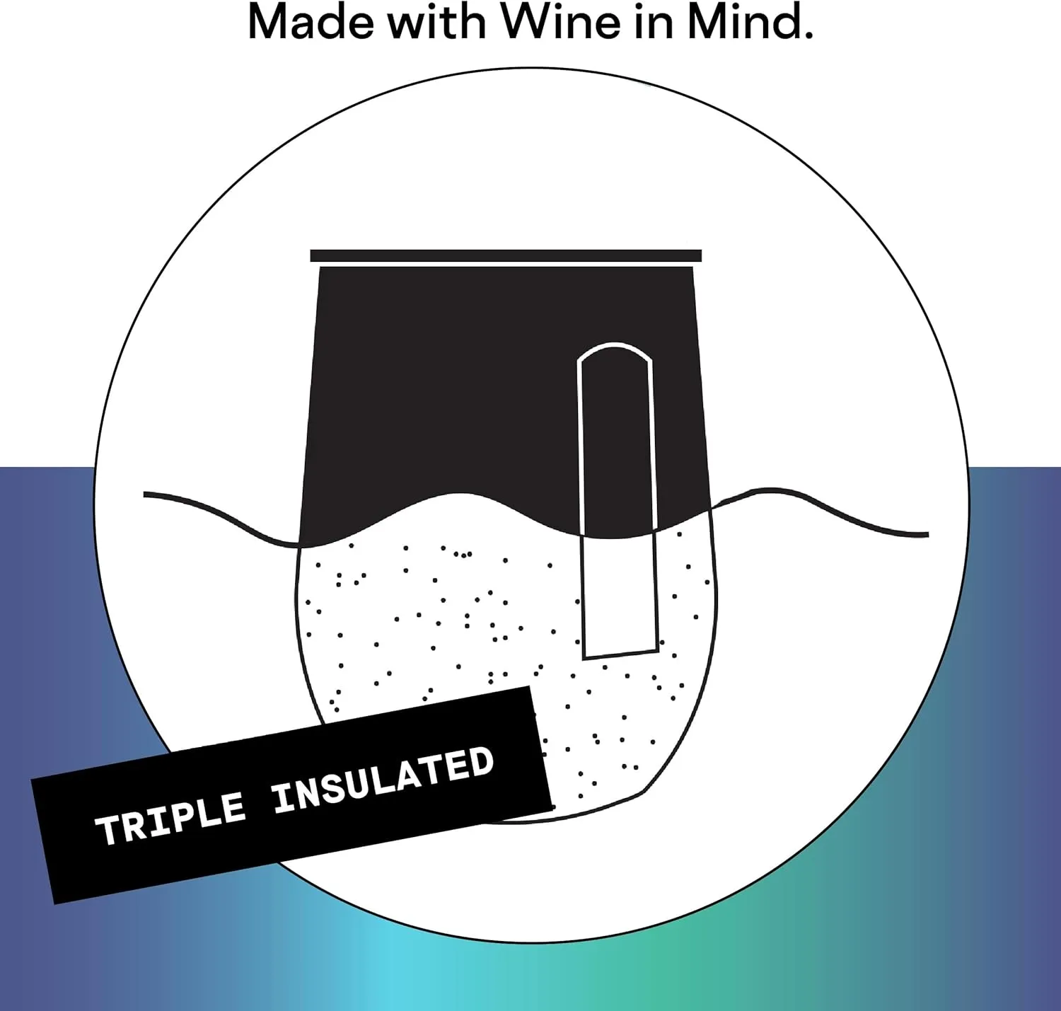 Corkcicle Stemless Insulated Wine Glass Tumbler, Dragonfly, 12 oz – Stainless Steel Stemless Wine Glass Keeps Beverages Cold for 6 Hrs, Hot for 3 Hrs