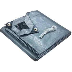 COUNTRY HARDWARE 20' x 40' Silver Heavy Duty Poly Tarpaulin