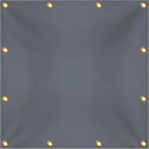 Covers & all Heavy Duty Tarps, 12 Oz Waterproof Tear and UV Resistant Tarpaulin, Multipurpose Protective use for Covers Roof Canopies Camping Patio Swimming Pool Boats (6' H x 10' W Feet, Grey)