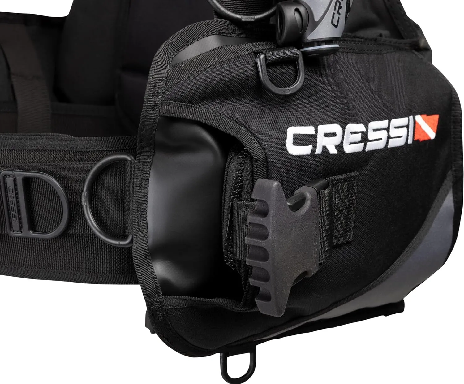 Cressi Scuba Diving Jacket BCD Designed for Intense Use - High-Lift Capacity, Nylon 500D, Large Pockets - Solid Plus: Designed in Italy